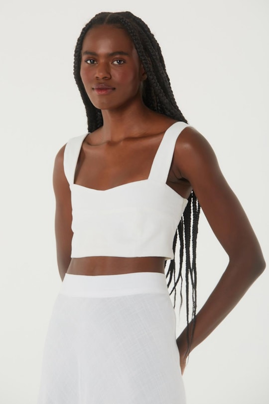 Imagem do produto Blusa Top Alca Regulavel Liso