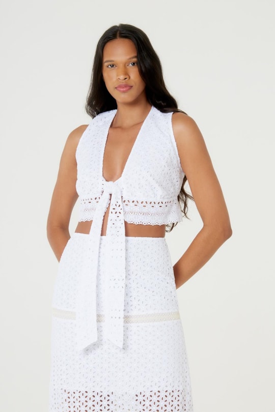 Imagem do produto Blusa Top Amarracao Laise