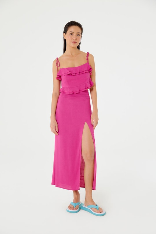 Imagem do produto Blusa Top Babados Color