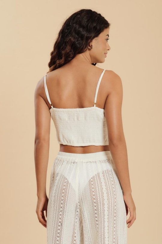 Imagem do produto Blusa Top Crochet Liso