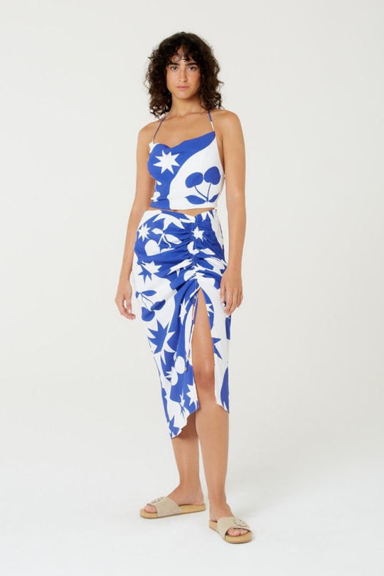 Imagem do produto Blusa Top Cropped Degage Cerise