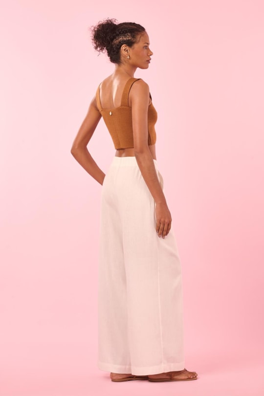 Blusa Top Faixa Tricot