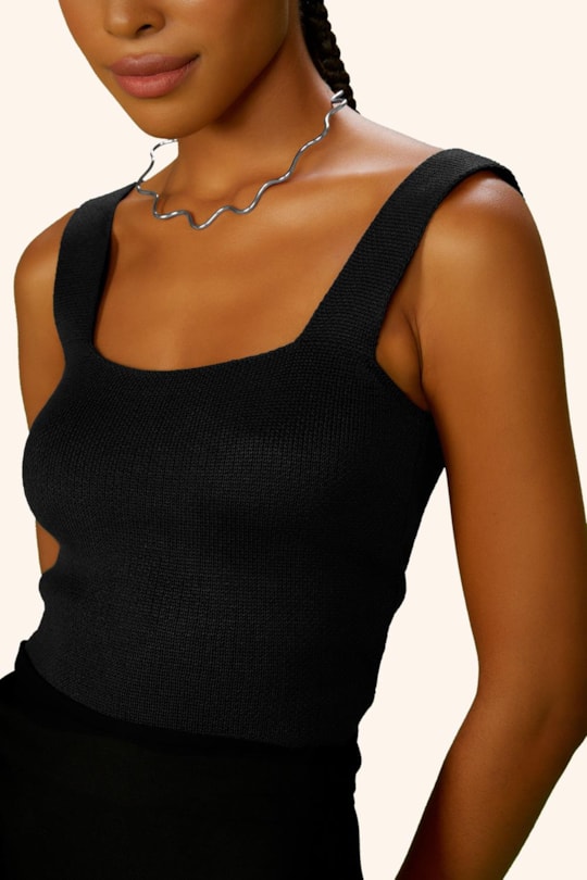 Imagem do produto Blusa Top Faixa Tricot