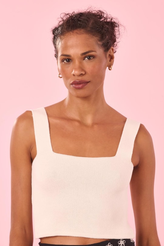 Imagem do produto Blusa Top Faixa Tricot