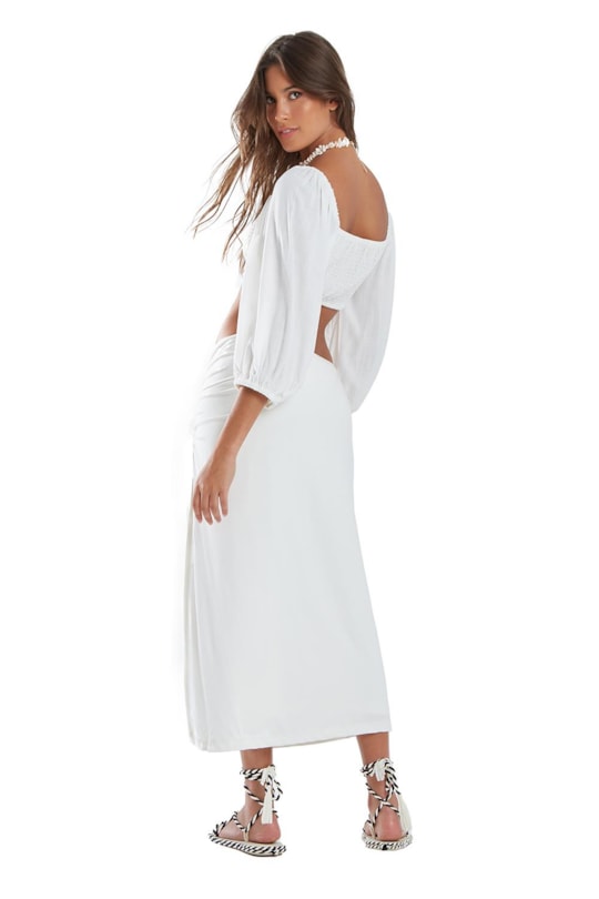 Imagem do produto Blusa Top Manga Lastex Liso