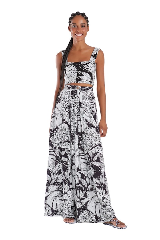 Imagem do produto Blusa Top Reto Jacquard Eclipse