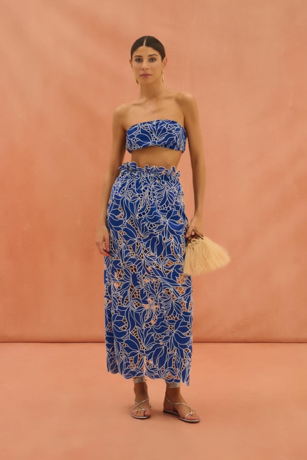 Blusa Top Serena Renda Richelieu