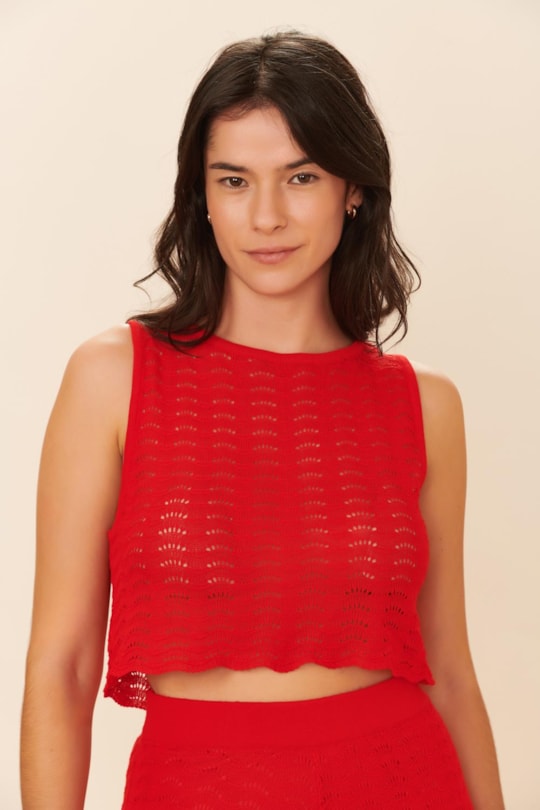 Blusa Top Tricot Verena