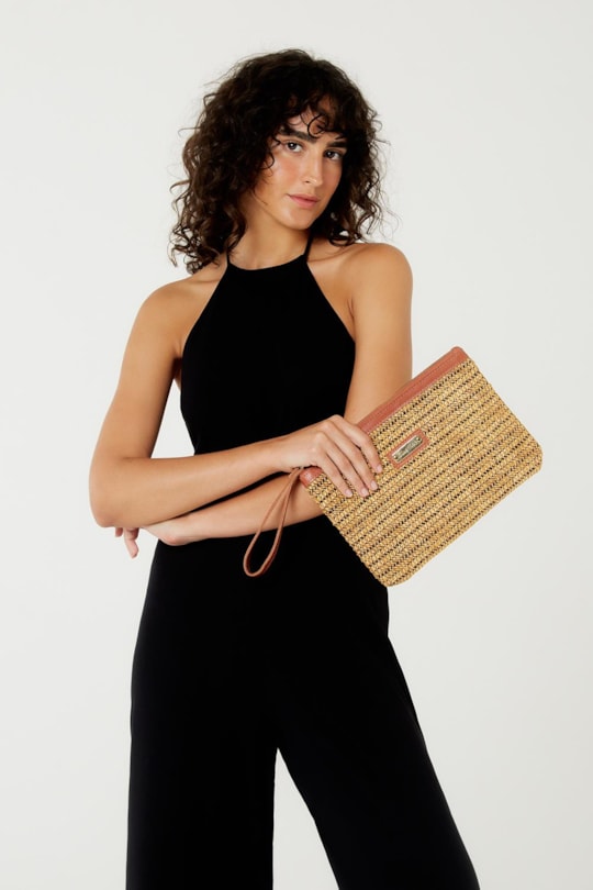 Imagem do produto Bolsa Clutch Palha
