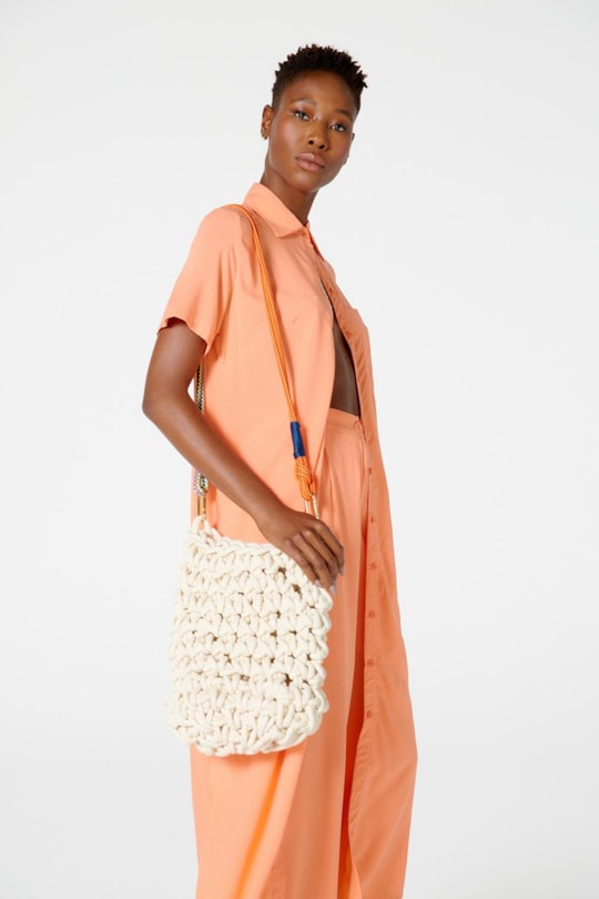 Imagem do produto Bolsa Macrame Alca Mix Cordas