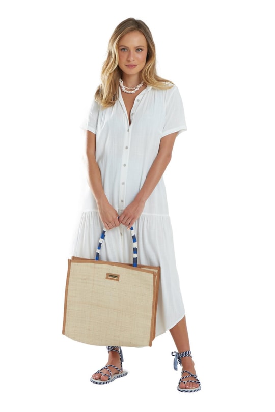 Imagem do produto Bolsa Palha Alca Colorida