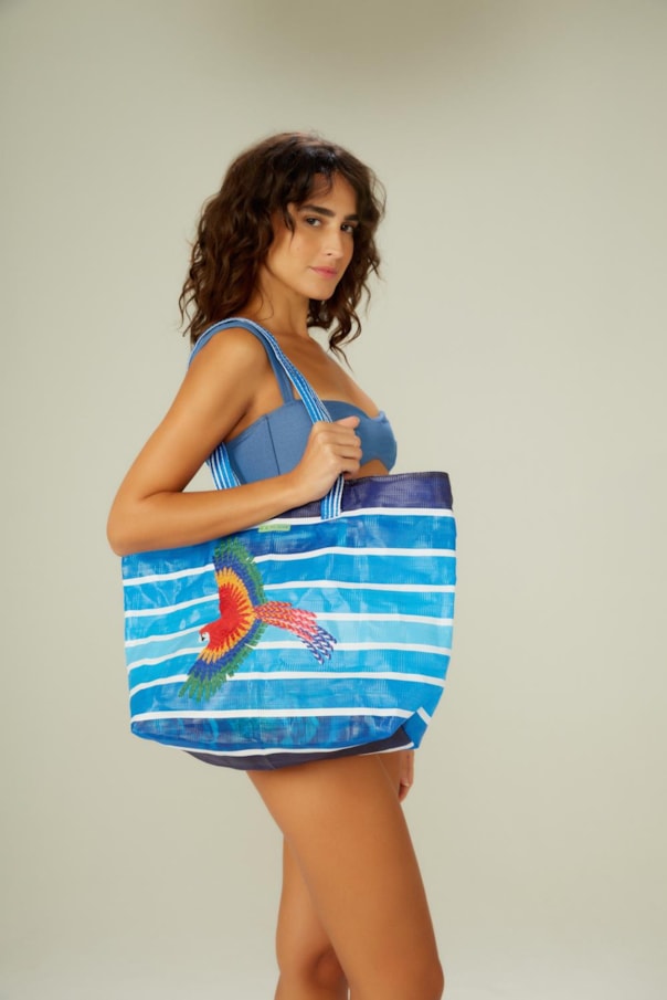 Bolsa Tote Nylon Arara