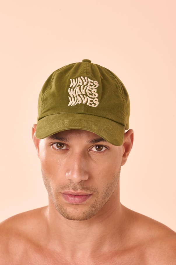 Bone Dad Hat Waves