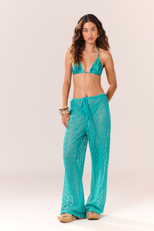 Calca Crochet Capri