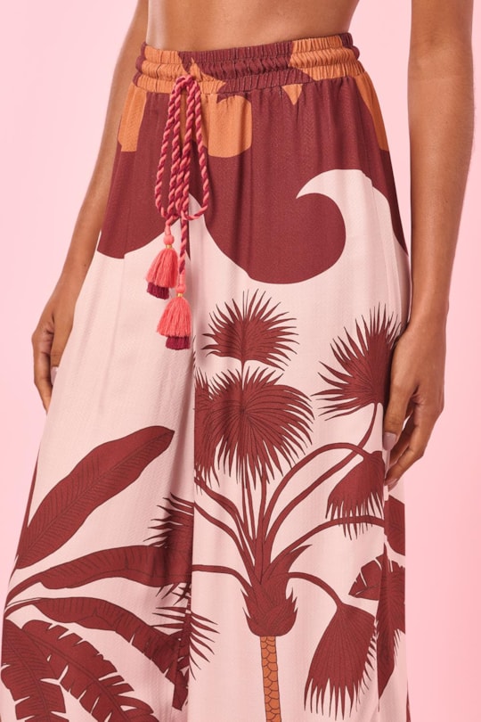 Imagem do produto Calca Elastico Cintura Barrado Kau