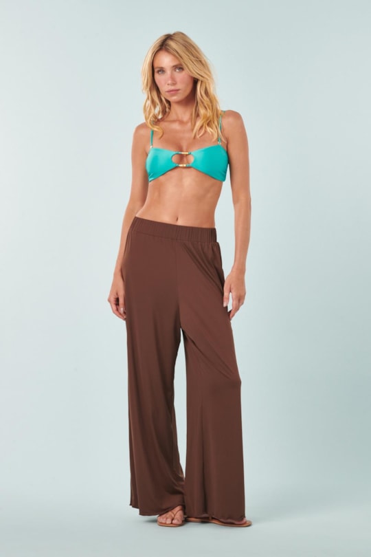 Calca Elastico Cintura Fluity Liso