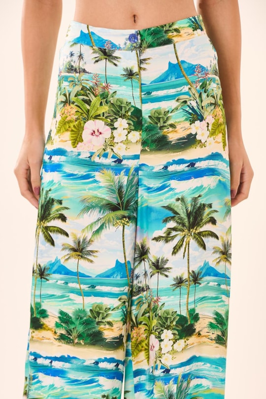 Imagem do produto Calca Pantalona Elastico Costas Havai R.