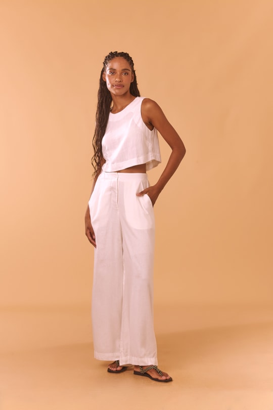 Calca Pantalona Elastico Costas Ver26
