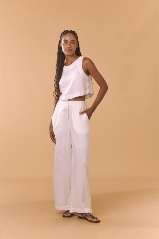 Calca Pantalona Elastico Costas Ver26