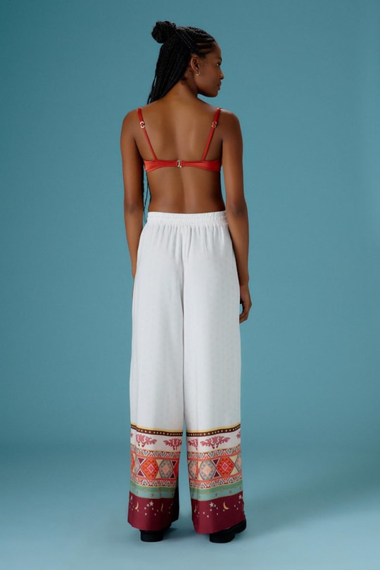 Imagem do produto Calca Pantalona Elastico Loc. Travessia