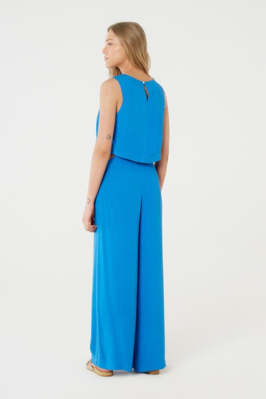 Imagem do produto Calça Pantalona Entremeio Color