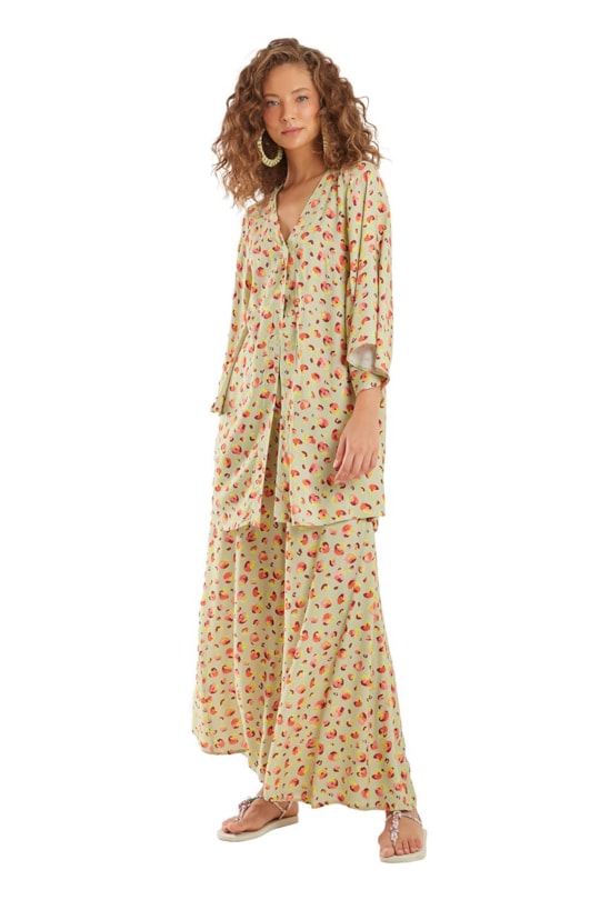 Imagem do produto Calça Pantalona Max Cos Leopardus