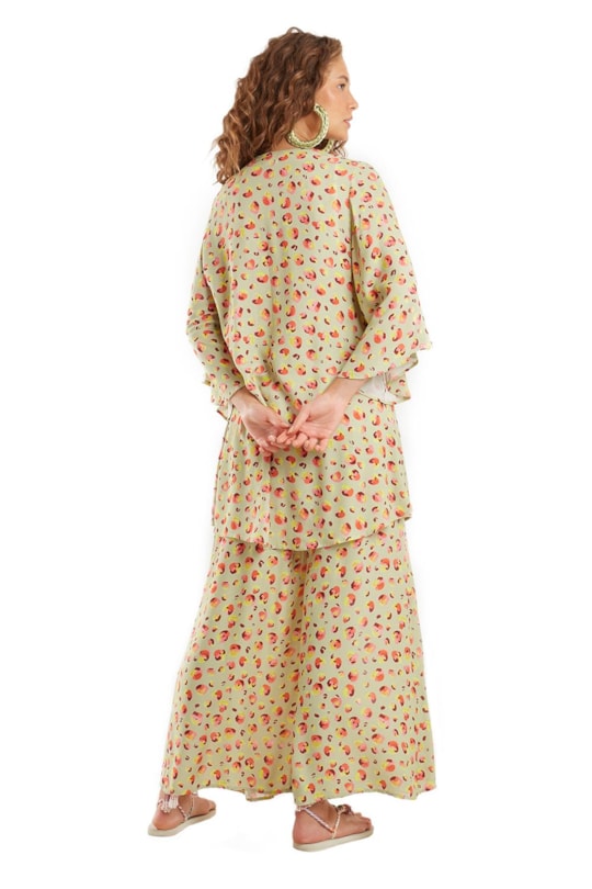 Imagem do produto Calça Pantalona Max Cos Leopardus