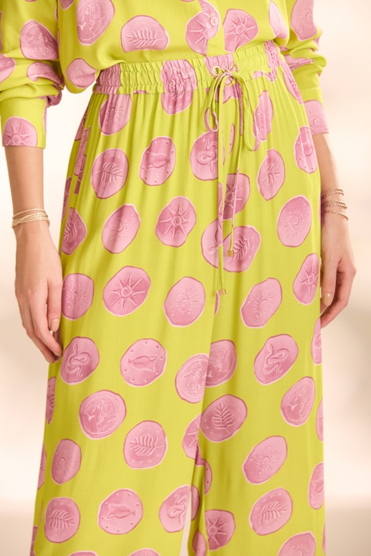 Imagem do produto Calca Pantona Georgia Est. Coin Citrus