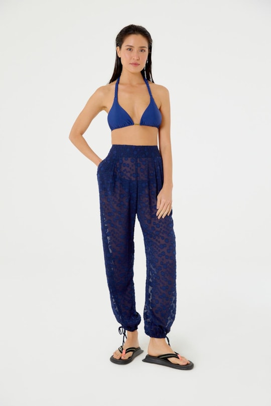 Imagem do produto Calca Prega Elastico Color