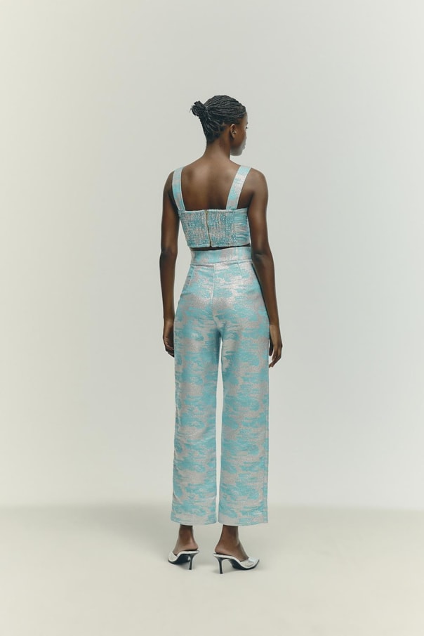 Calca Re Jacquard Americano