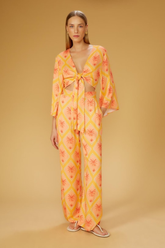 Imagem do produto Calca Reta Botao Breeze