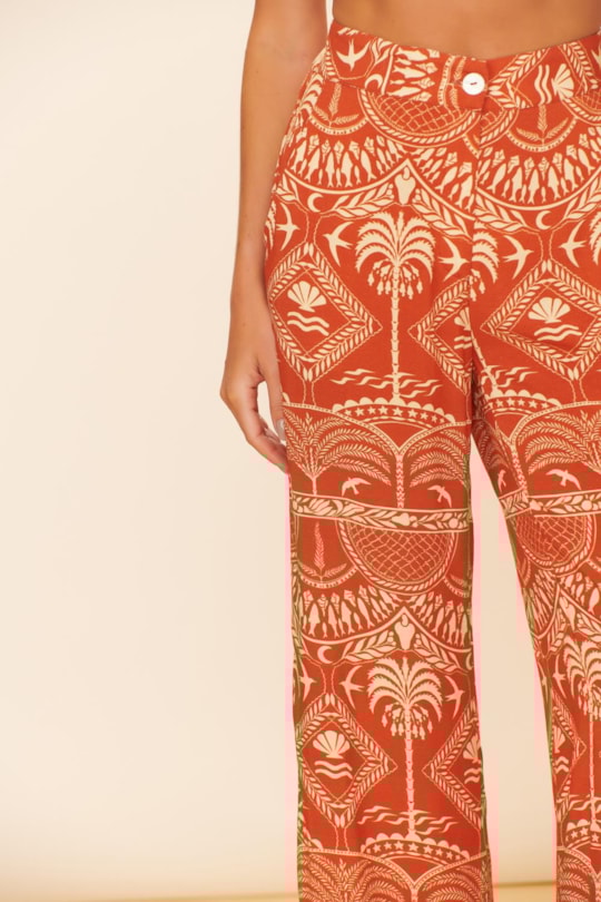 Imagem do produto Calca Reta Botao Brisa Suave