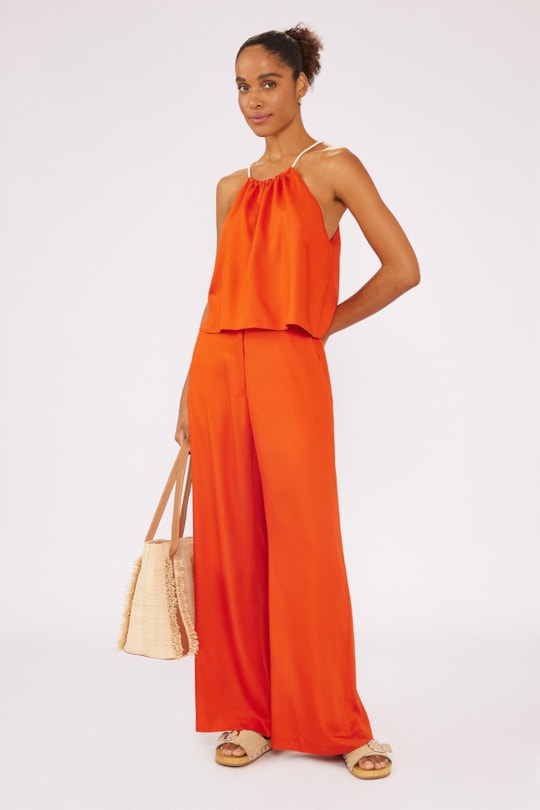 Imagem do produto Calca Reta Botao Liso