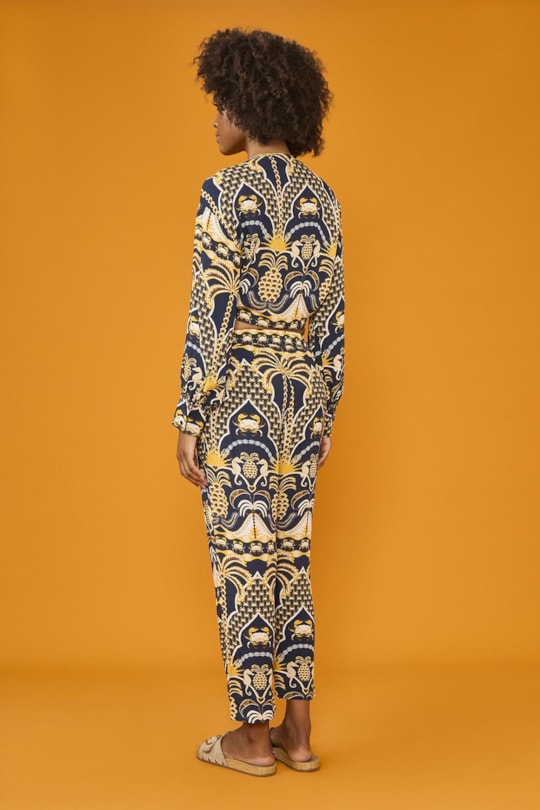 Imagem do produto Calca Reta Elastico Ceu De Kite