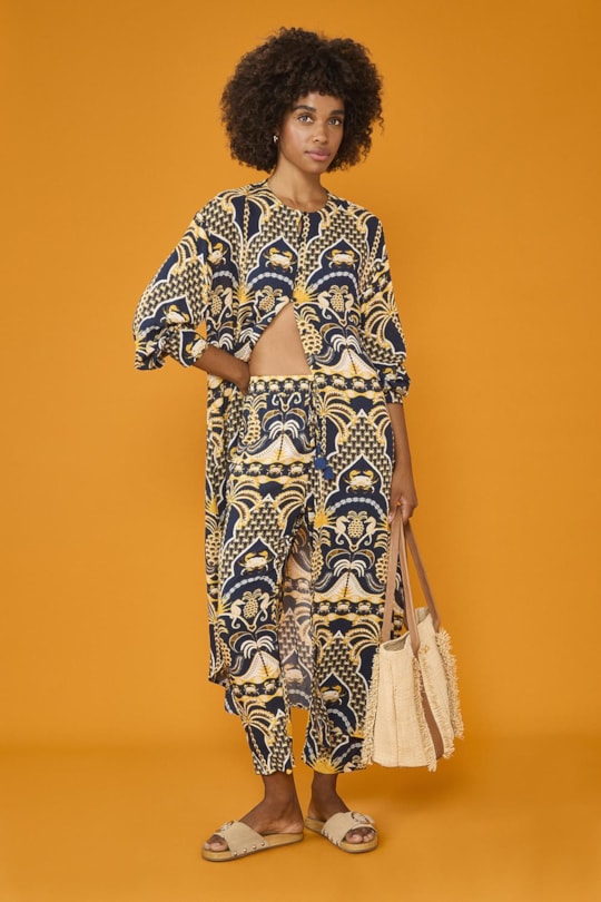 Imagem do produto Calca Reta Elastico Ceu De Kite