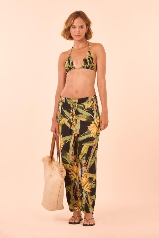 Imagem do produto Calca Reta Elastico Cintura Musa