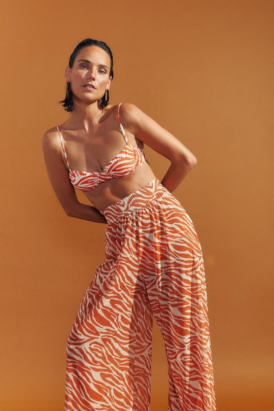 Calca Transparencia Estampa Zebra