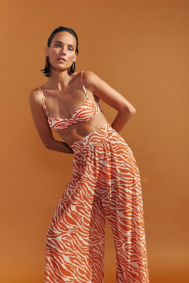 Calca Transparencia Estampa Zebra