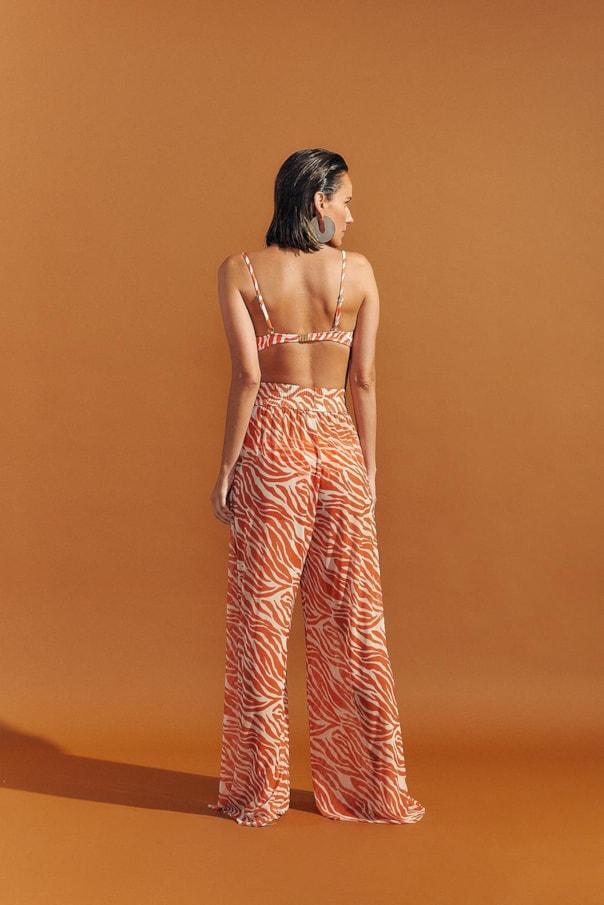 Calca Transparencia Estampa Zebra