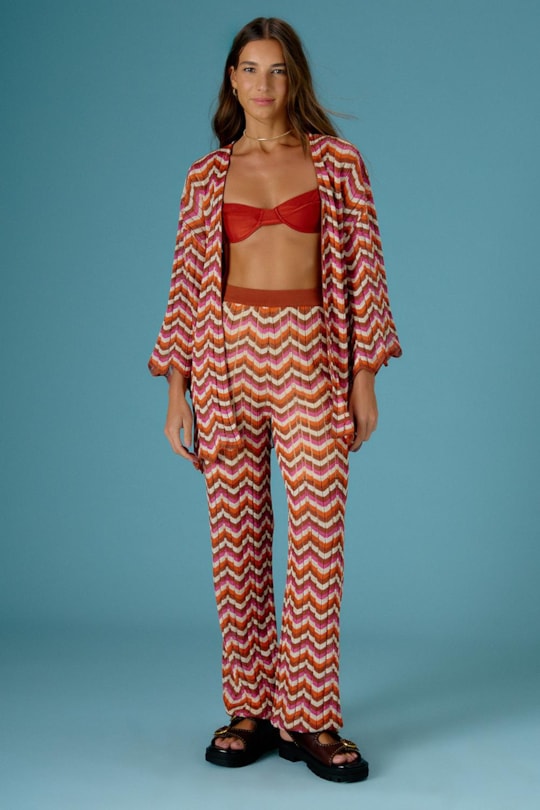 Calca Tricot Chevron