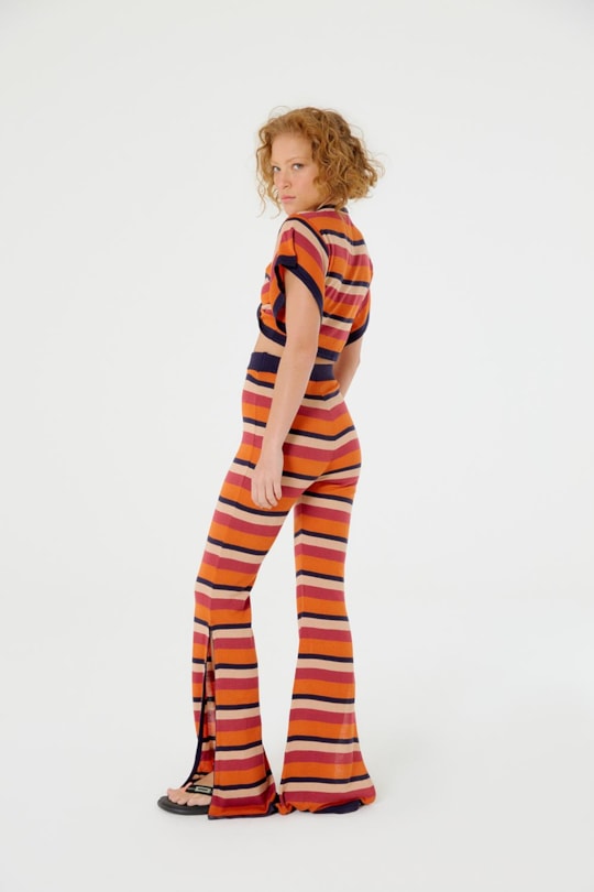 Imagem do produto Calca Tricot Listras