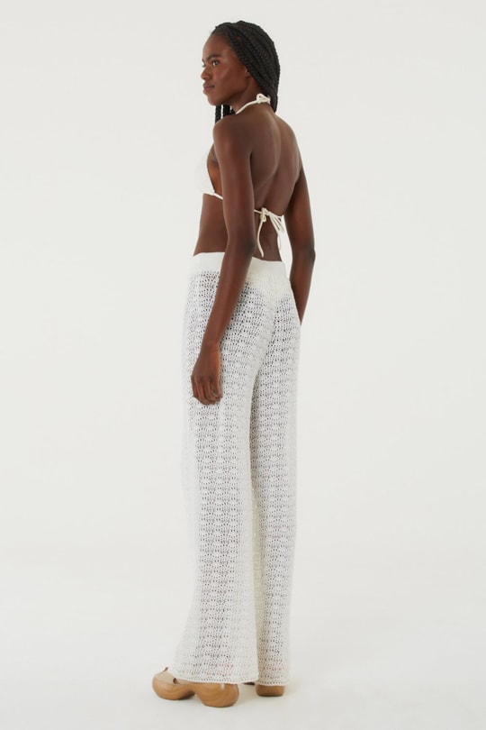 Imagem do produto Calca Tricot Ponteira Tassel Liso