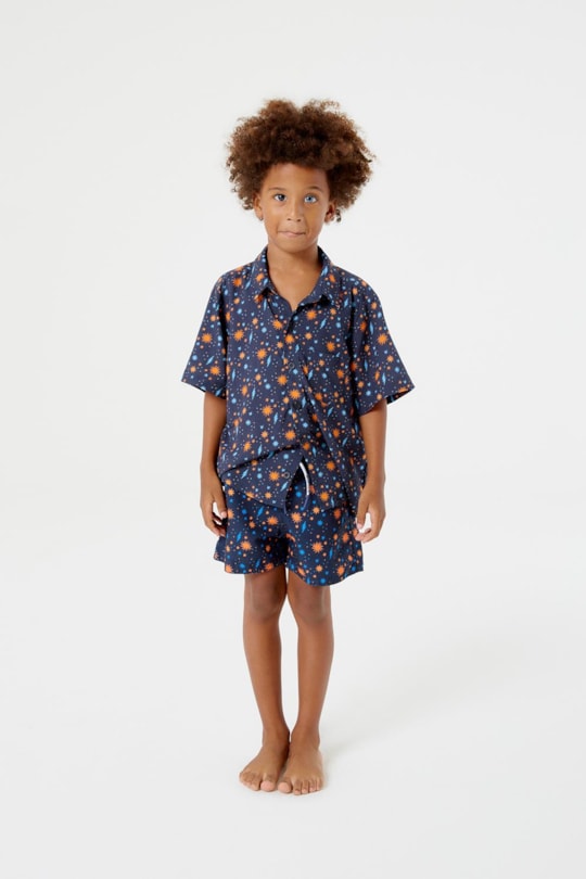 Camisa Aaron Corrido Brilhante (Inf)