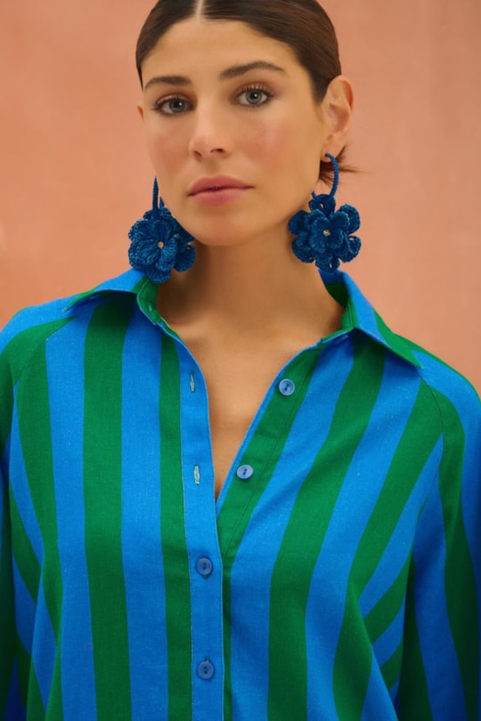 Imagem do produto Camisa Ampla Alicia Est. Listrado