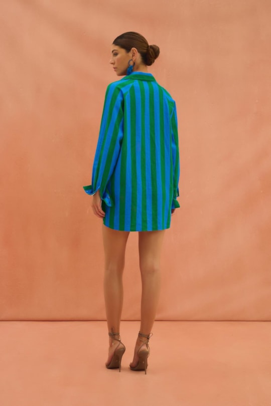 Camisa Ampla Alicia Est. Listrado