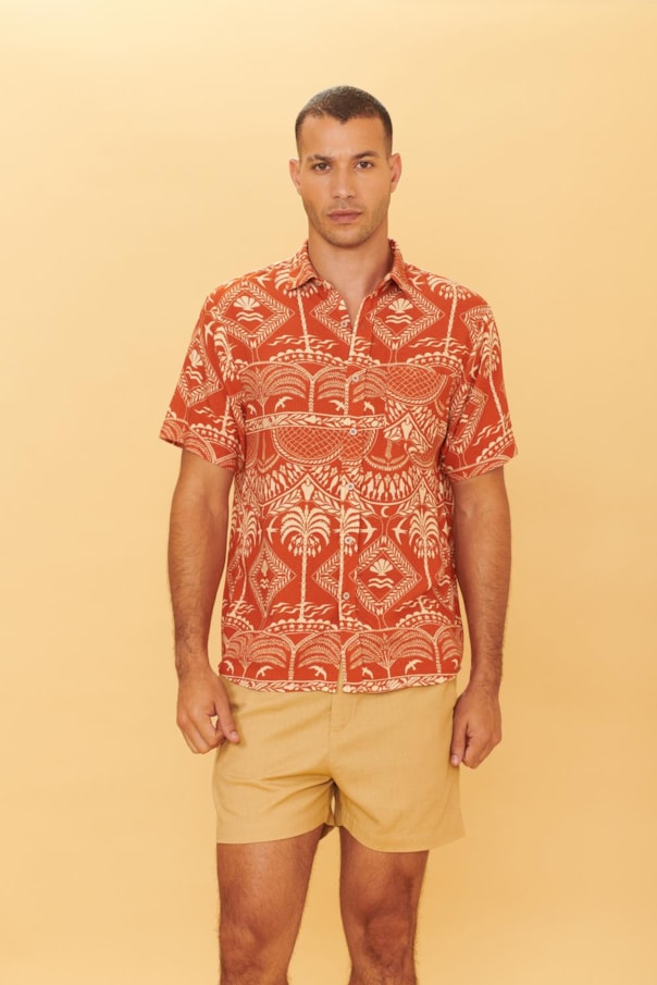 Camisa Com Pe De Gola Brisa Suave