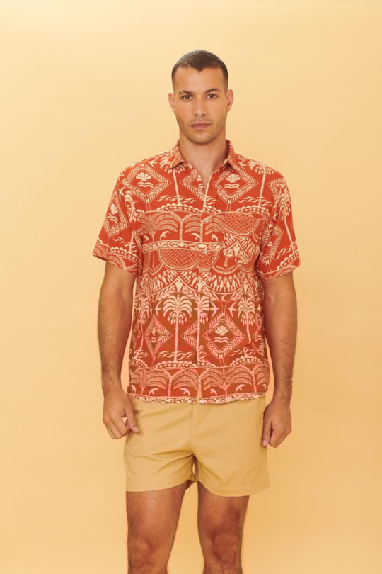 Camisa Com Pe De Gola Brisa Suave