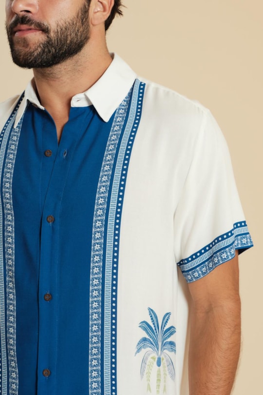 Imagem do produto Camisa Florida Azulejo Tropical Loc