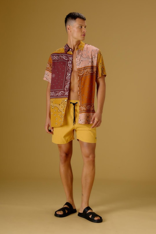 Imagem do produto Camisa Florida Bandana Blush