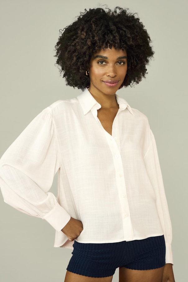 Camisa Manga Ampla Liso